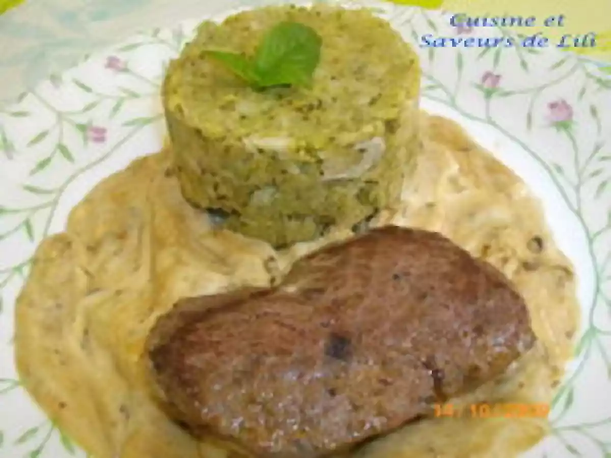 Pavé d?autruche sauce ail et fines herbes - photo 2