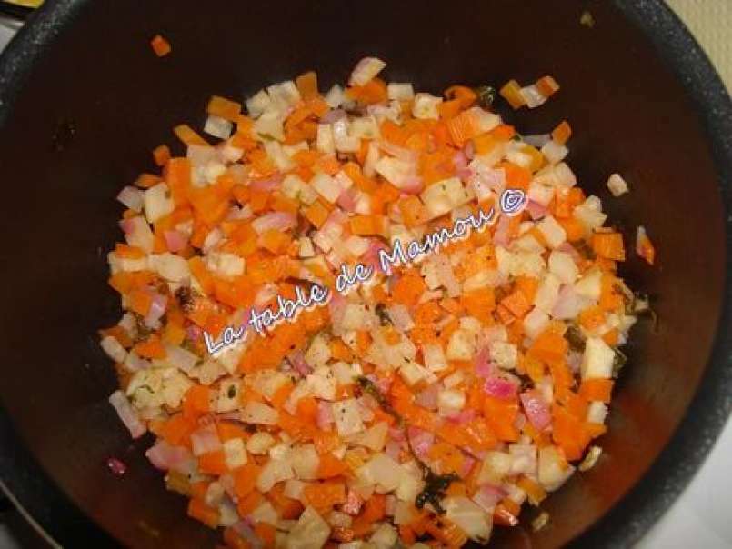 Pavé d'espadon à l'indienne, riz et brunoise de légumes - photo 5