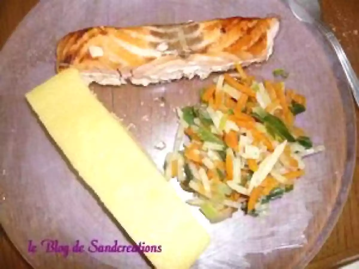 Pavé de saumon au muscat