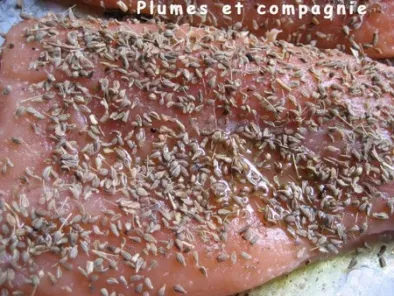 Pavé de saumon aux graines d'anis