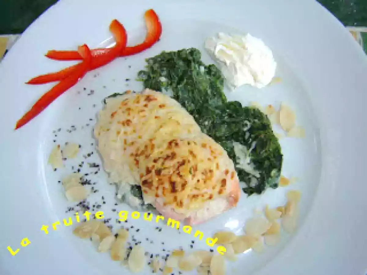 Pavé de truite Florentine