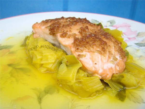 Pavés de saumon à la citronnelle