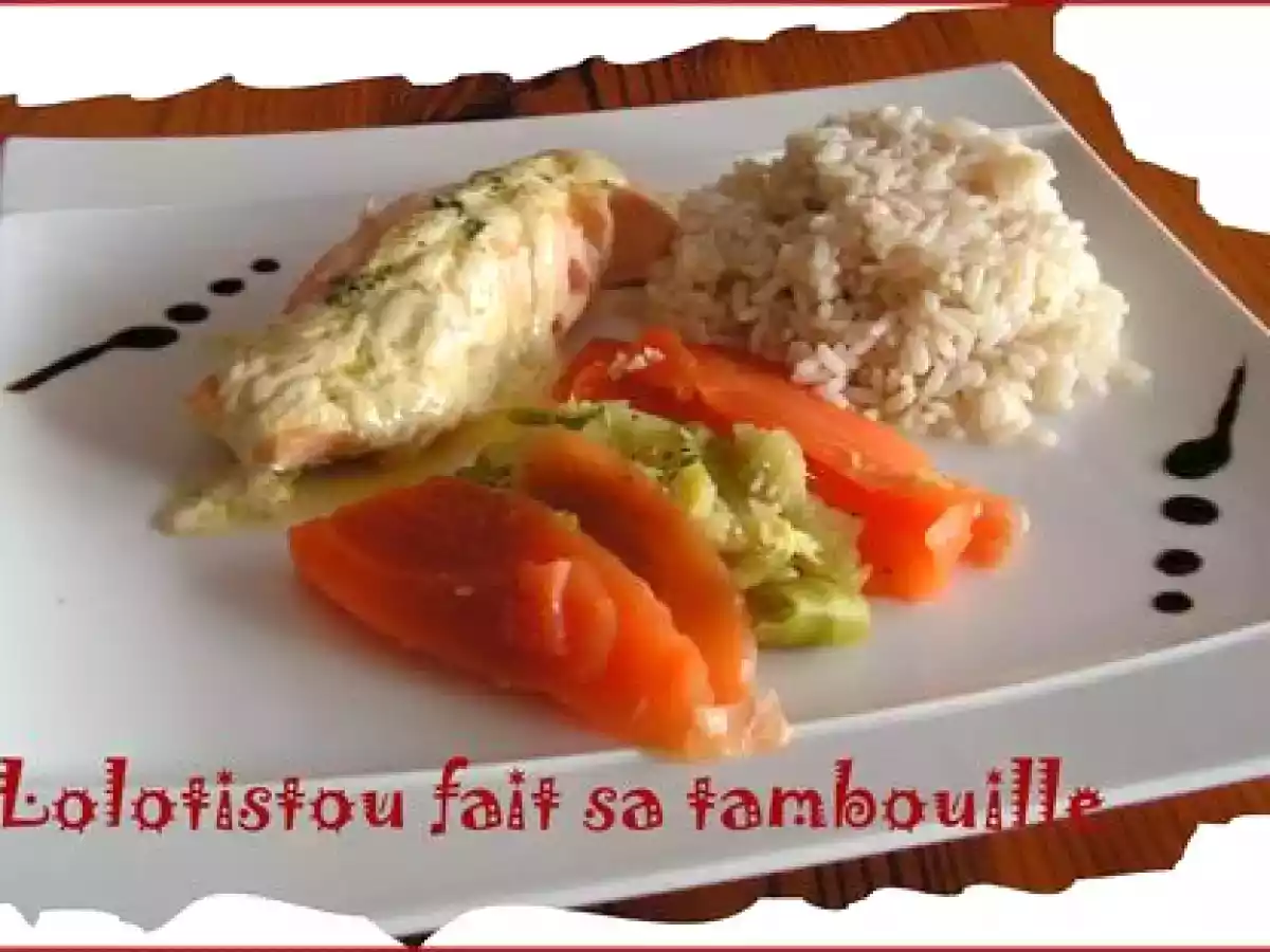 Pavés de SAUMON et petits légumes COOK IN