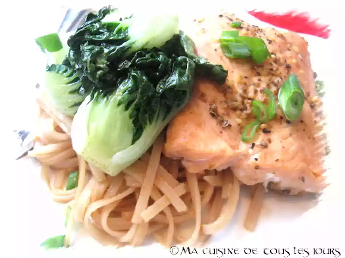 Pavés de saumon grillé (du chef Jean-François Vachon) - photo 2