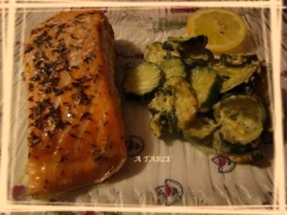 PAVES DE SAUMON MARINES AU CITRON