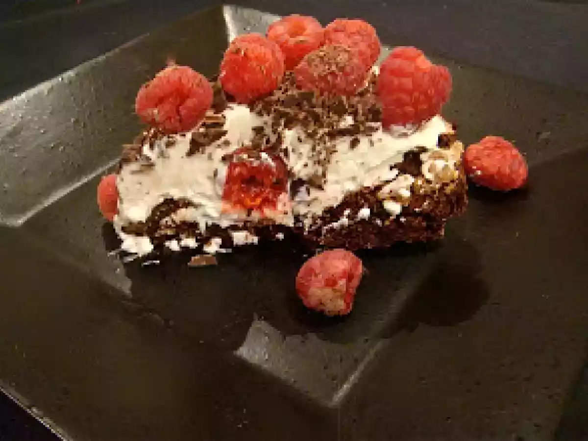 Pavlova au chocolat et aux framboises de Nigella Lawson
