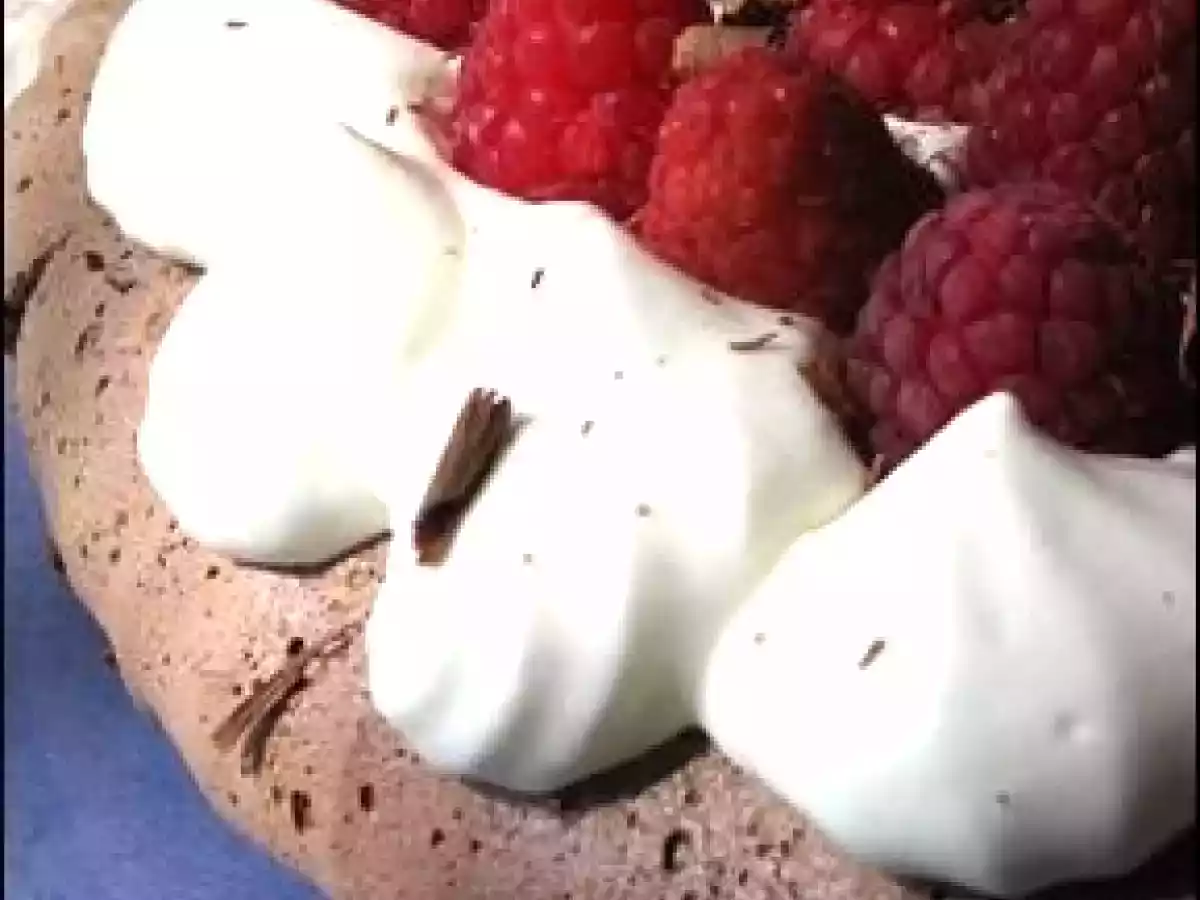 Pavlova chocolat framboise de Nigella - photo 3