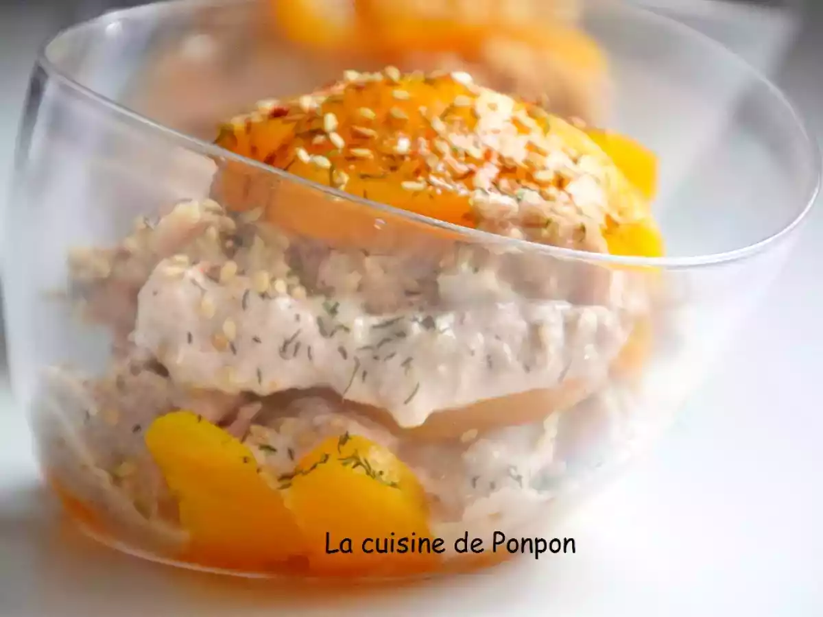 Pêche au thon au coulis de tomate