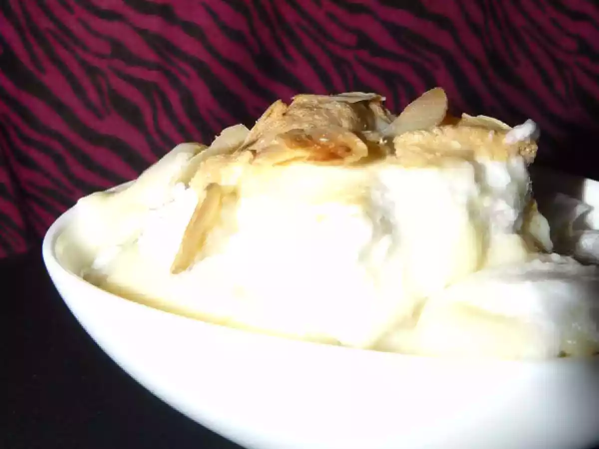 Pêches patissières meringuées