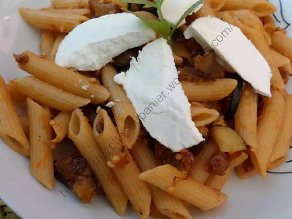 Penne à l'orientale / Oriental fashion penne