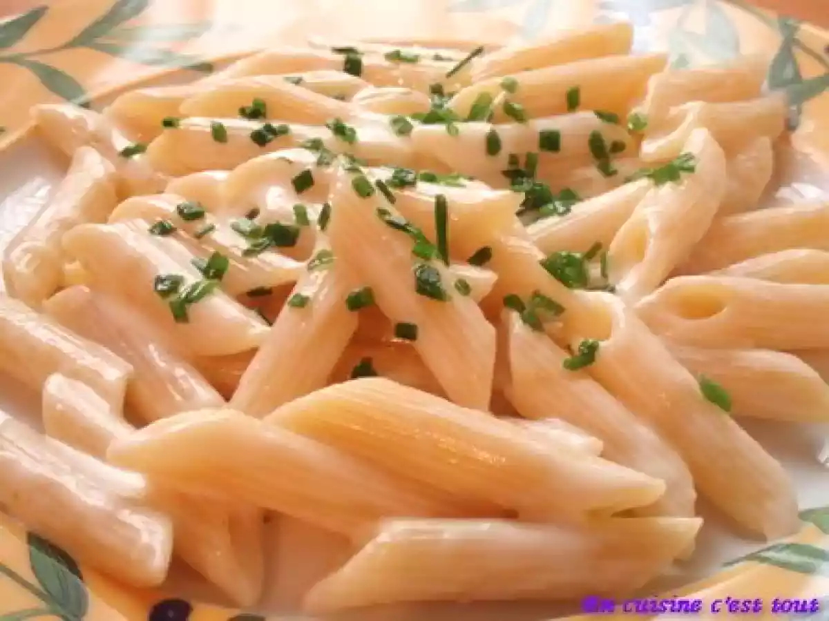 Penne à la crème de parmesan, inspirée par Jean-François Piège