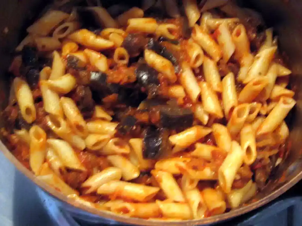 Penne con parmigiana di melanzane - photo 3