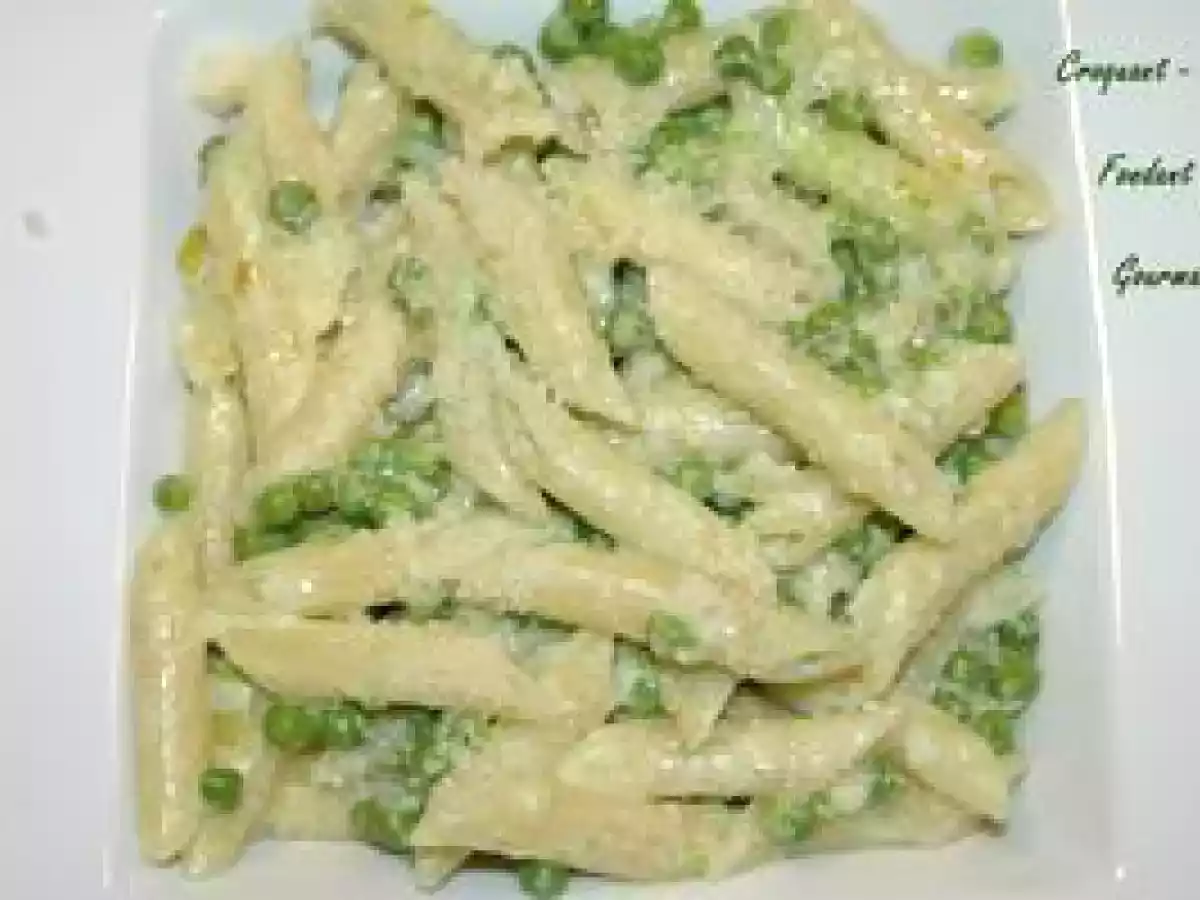 PENNE RIGATE au MASCARPONE et PETITS POIS - photo 3