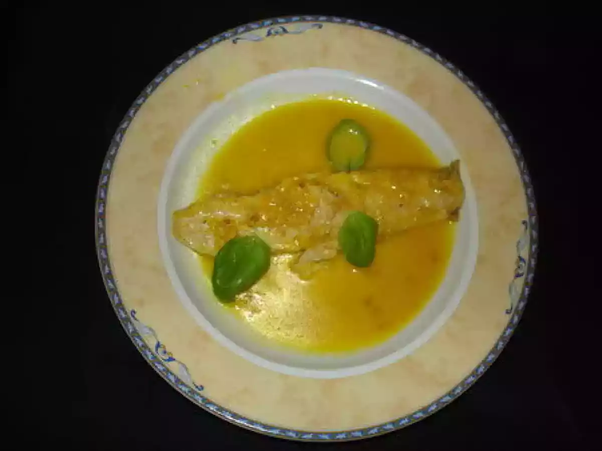 Perche du Nil sauce orange gingembre