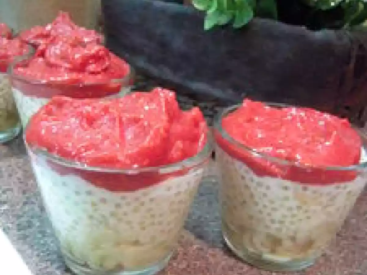 PERLES DU JAPON A LA BANANE ET AUX FRAMBOISES