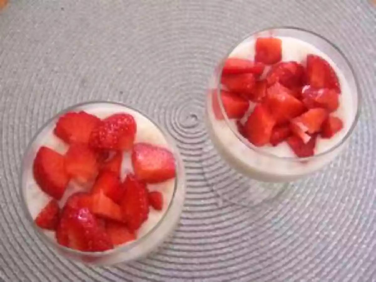 Perles du Japon au lait de coco et aux fraises