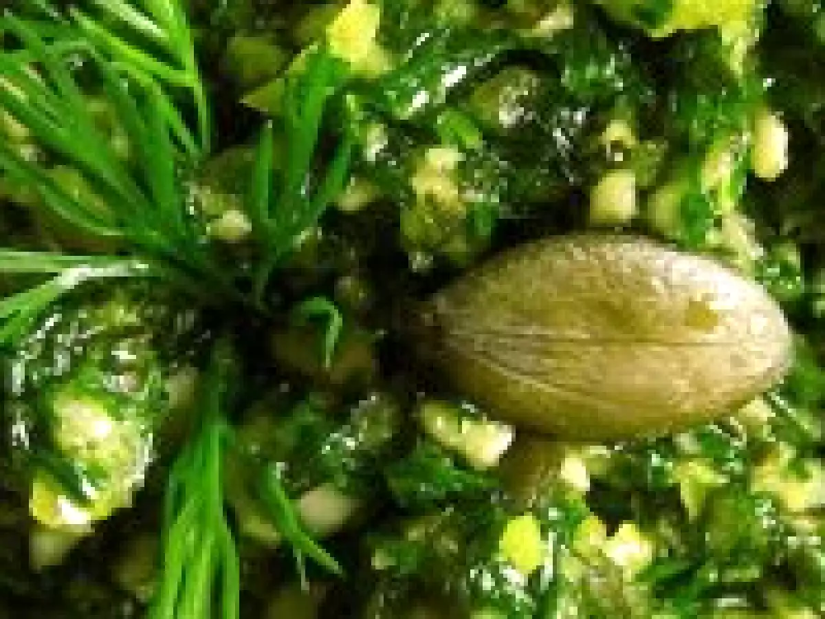 Pesto d'aneth aux graines de courge