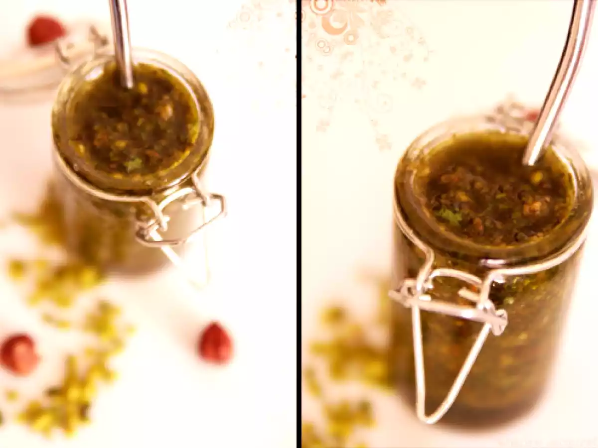 Pesto de coriandre aux pistaches et noisettes - Redécouvrir l?essentiel