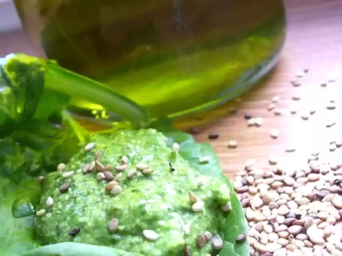 Pesto mâche et crème de sésame - photo 2