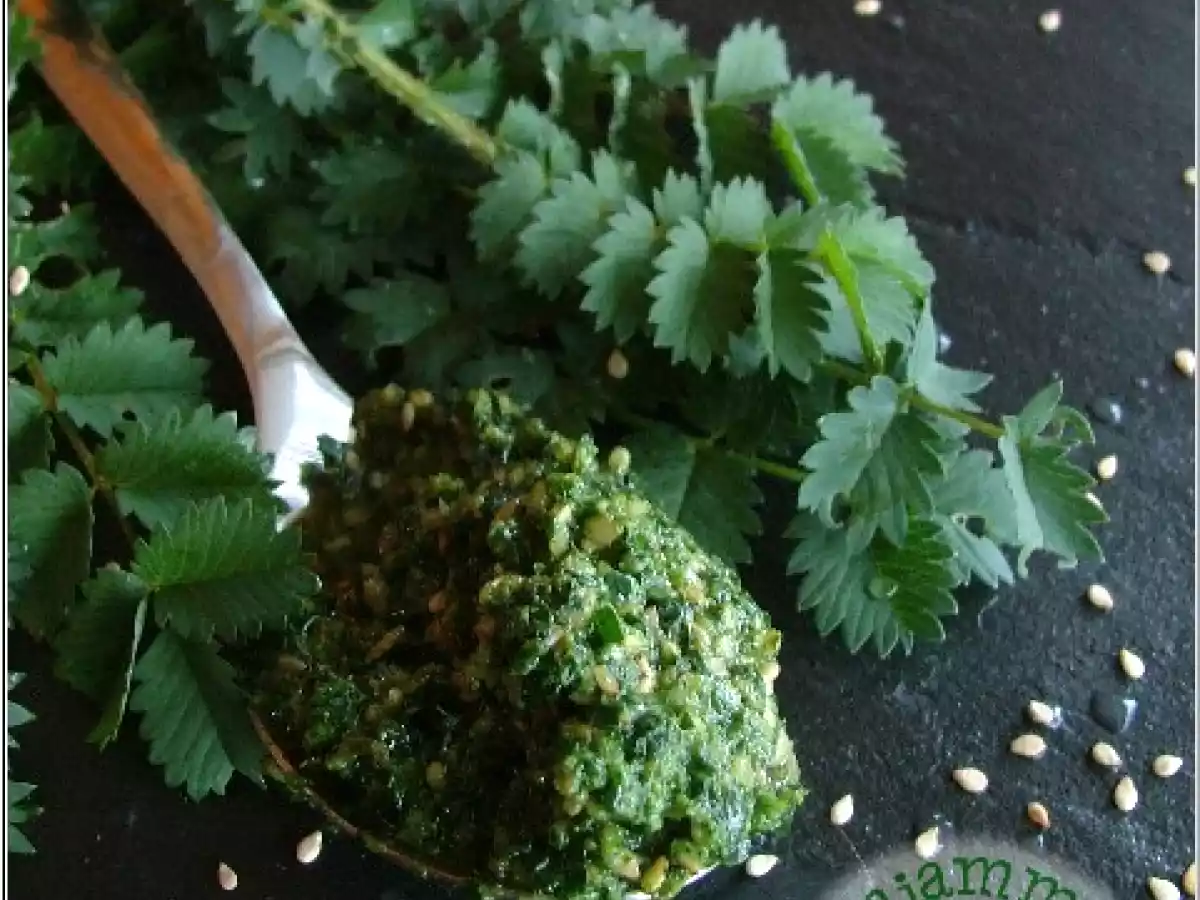 Pesto poivré de pimprenelle au sésame - photo 2