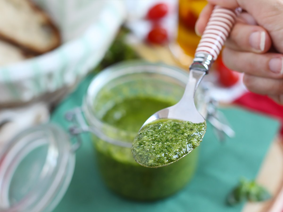 Pesto vert maison pesto alla genovese Recette Ptitchef