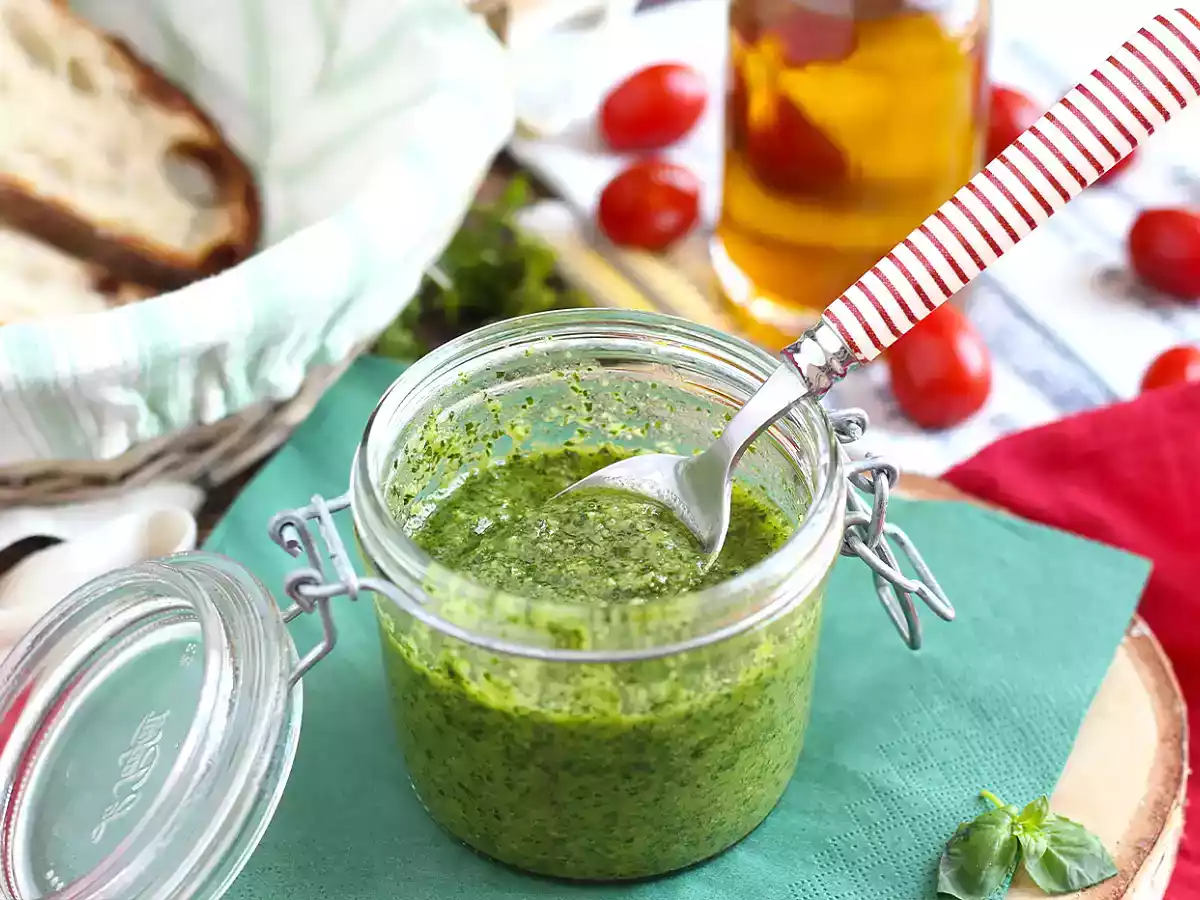Pesto vert maison - pesto alla genovese - photo 6