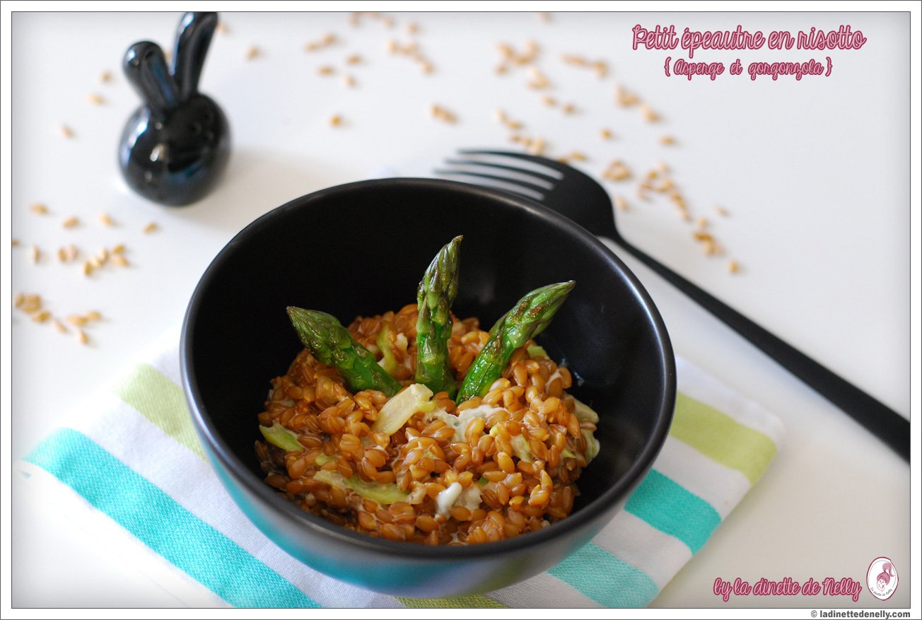 Petit épeautre en risotto, asperges & Recette Ptitchef