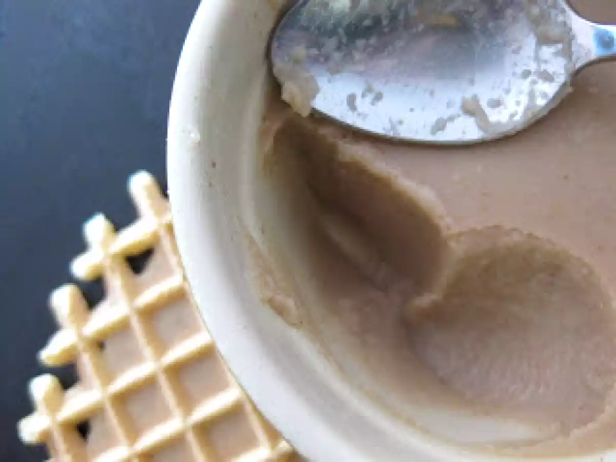 Petit flan au pralin (sans oeufs, sans lait, sans gluten)