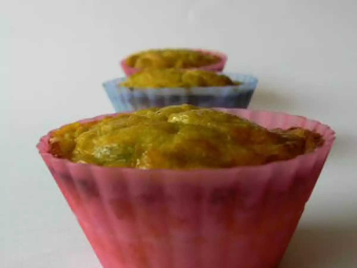 Petit flan de poireaux tout mini tout mignon au curry