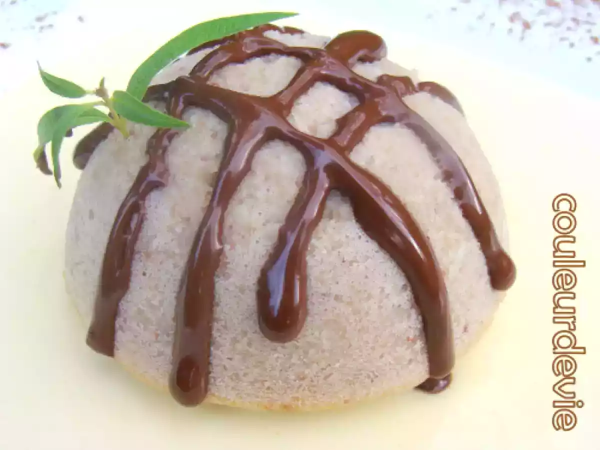 Petit gâteau aux châtaignes et sa crème anglaise - photo 2