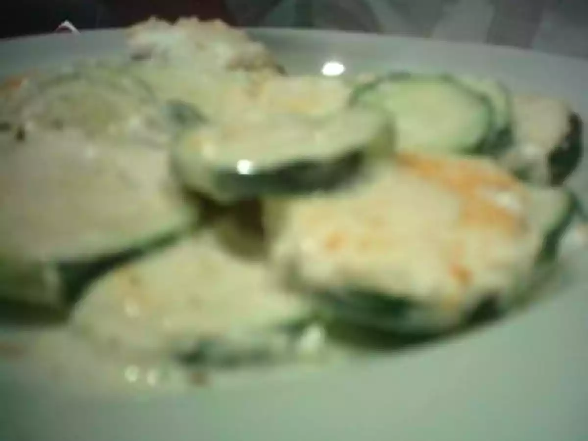 Petit gratin de courgettes et chèvre frais au curcuma - photo 2