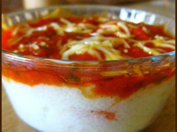 Petit gratin de semoule à la tomate