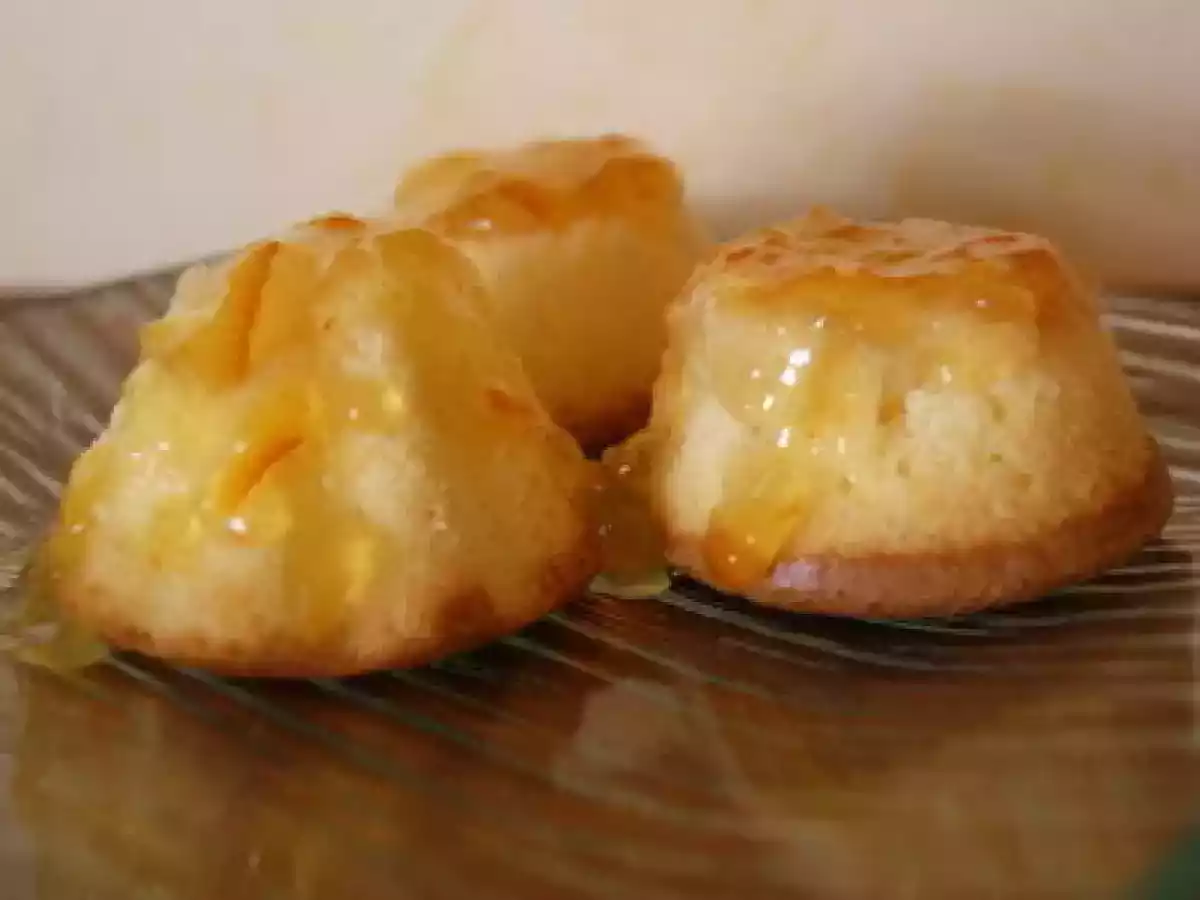 Petit moelleux à la poire, orange et mascarpone