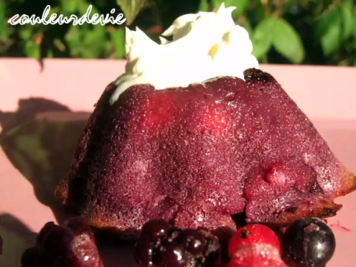Petit moelleux aux fruits rouges, coeur coulant chocolat noir - photo 3