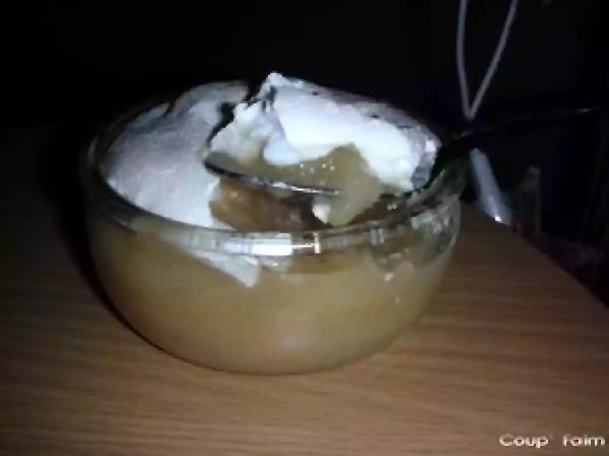 Petit pot de compote de poire meringuée ... - photo 2