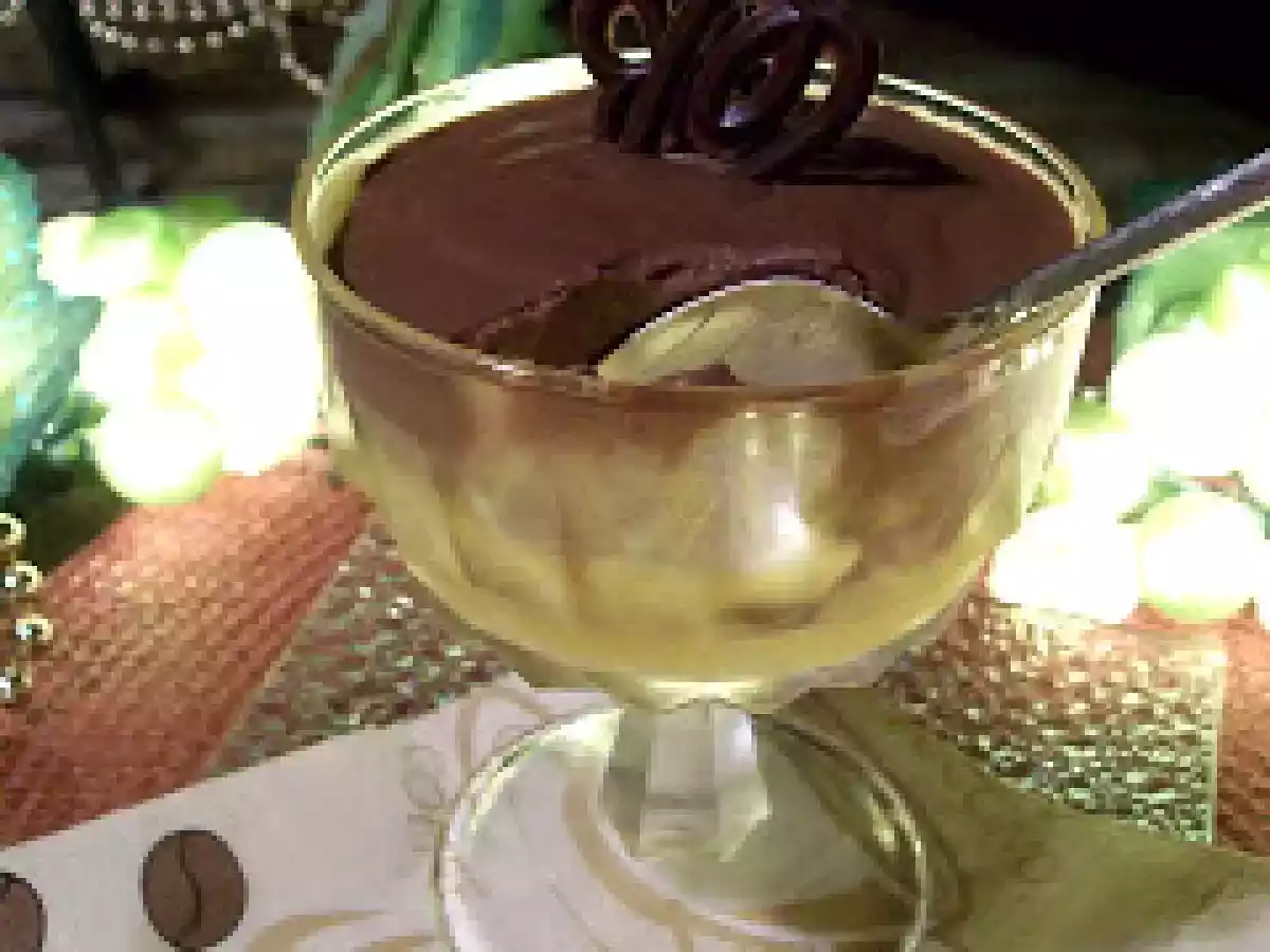 Petit pot de crème au chocolat, poires et gingembre - photo 2