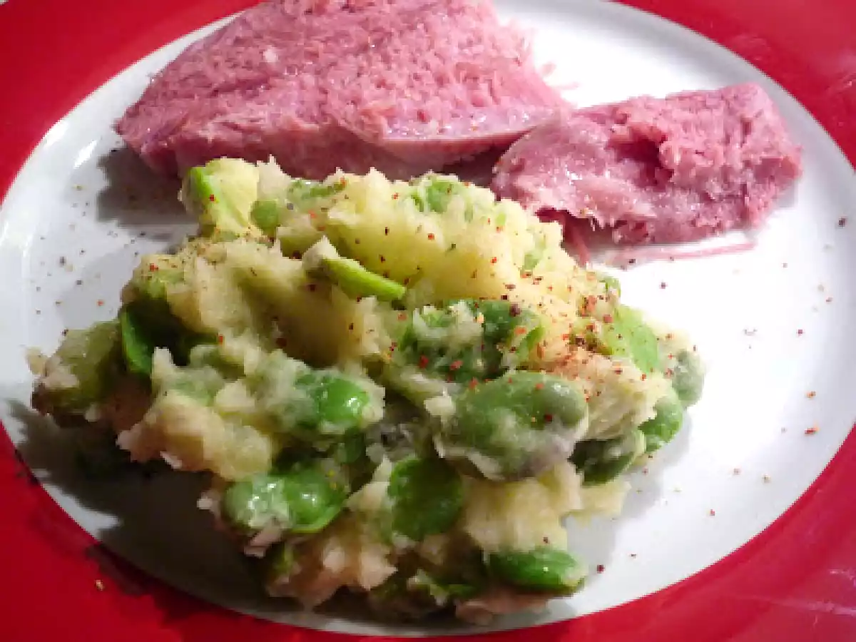 Petit salé aux fèves - Schäufele mit dicken Bohnen