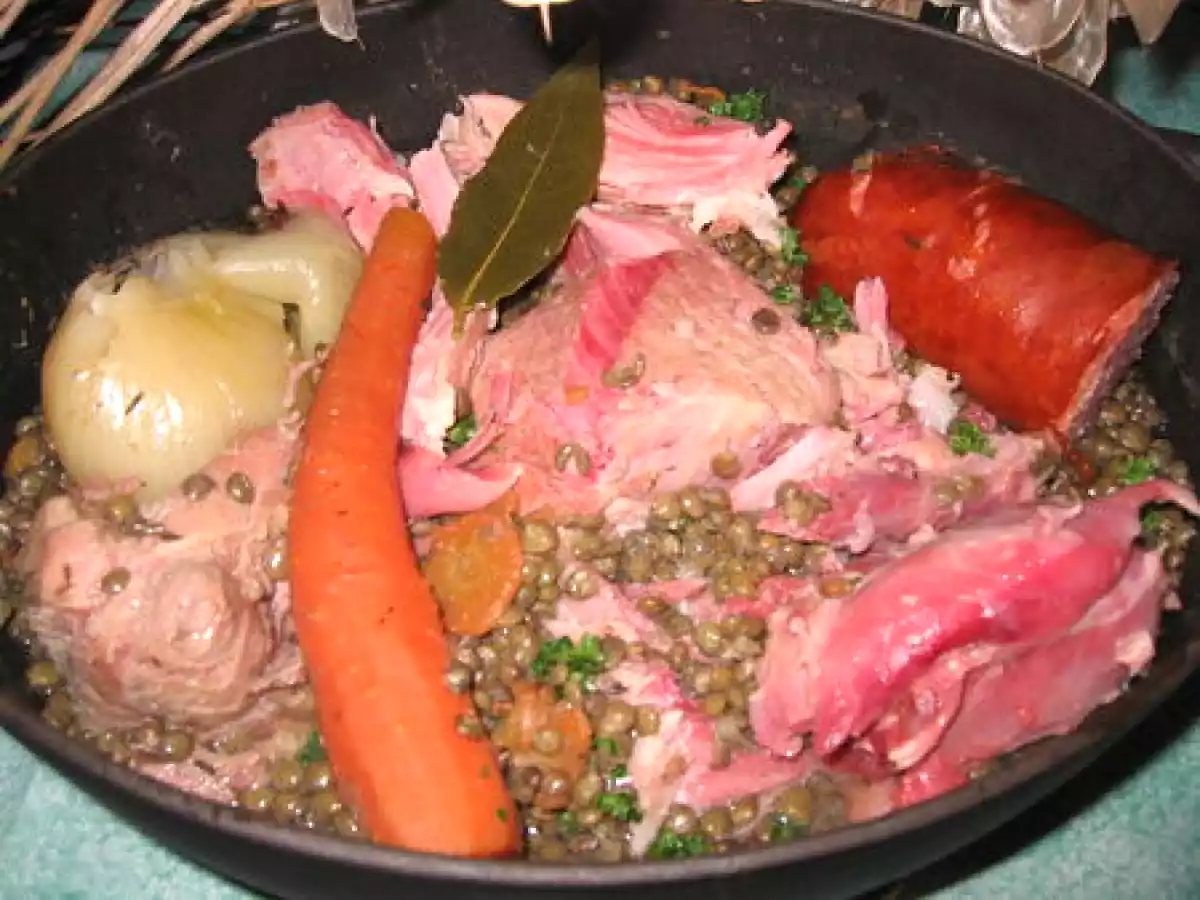 Petit salé aux lentilles vertes du Puy - photo 2