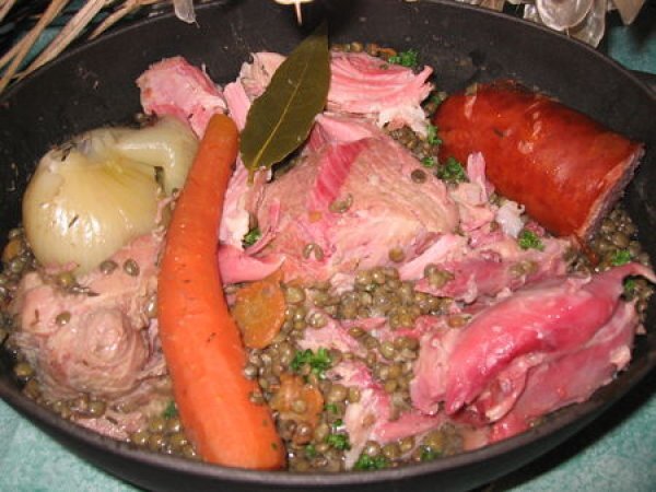 Petit Salé Aux Lentilles Vertes Du Puy