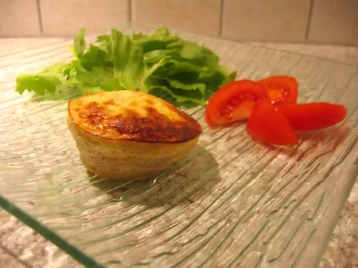 Petit soufflé au thon et au parmesan