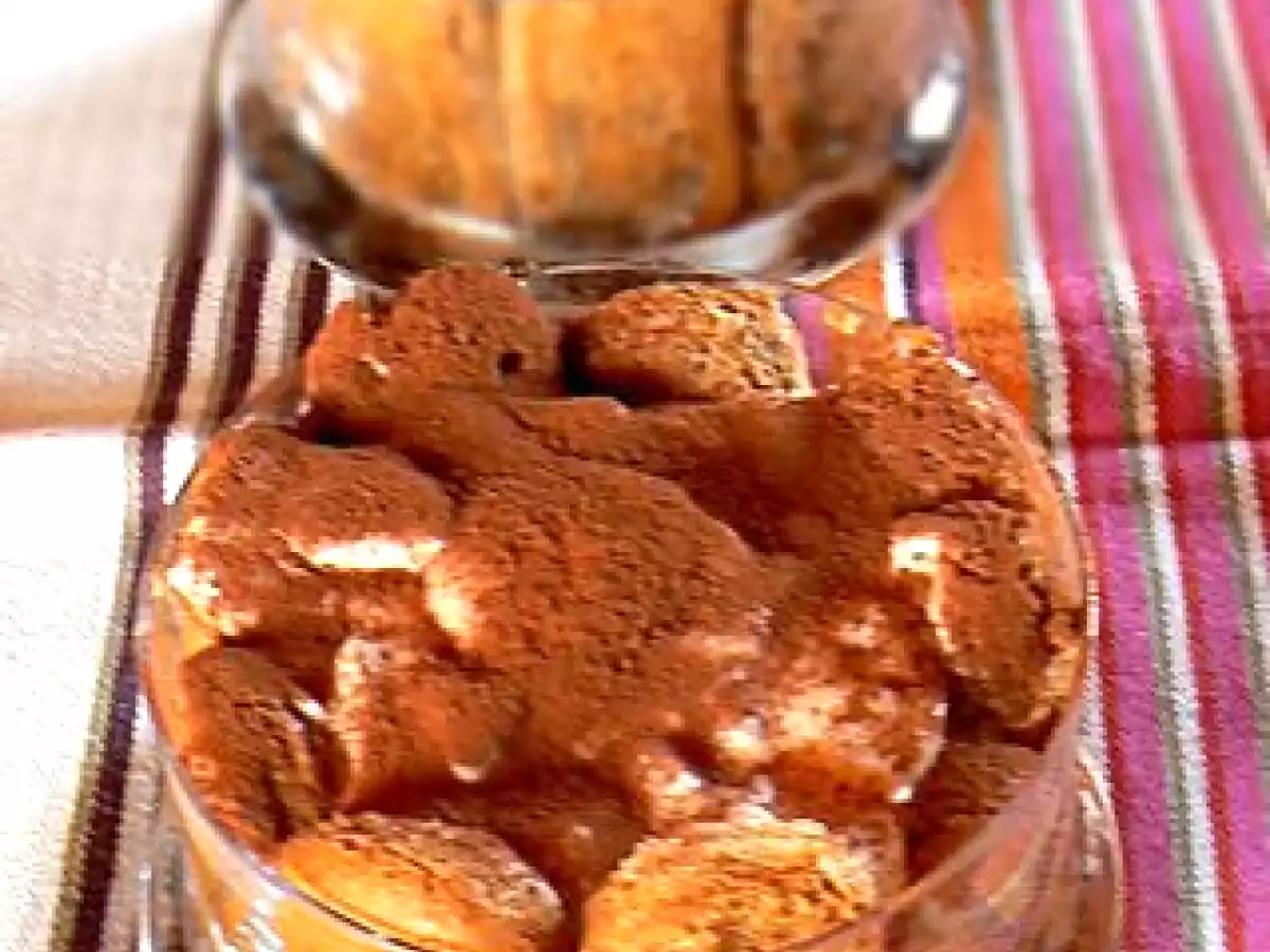 Petite charlotte poire mandarine à l'agar-agar