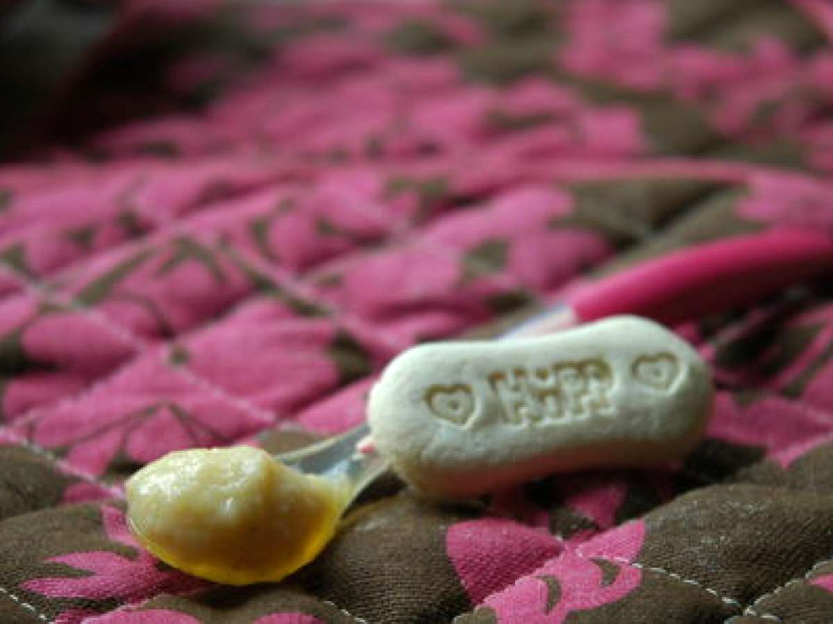 Petite compote bananenectarinebiscuit pour bébé Recette Ptitchef