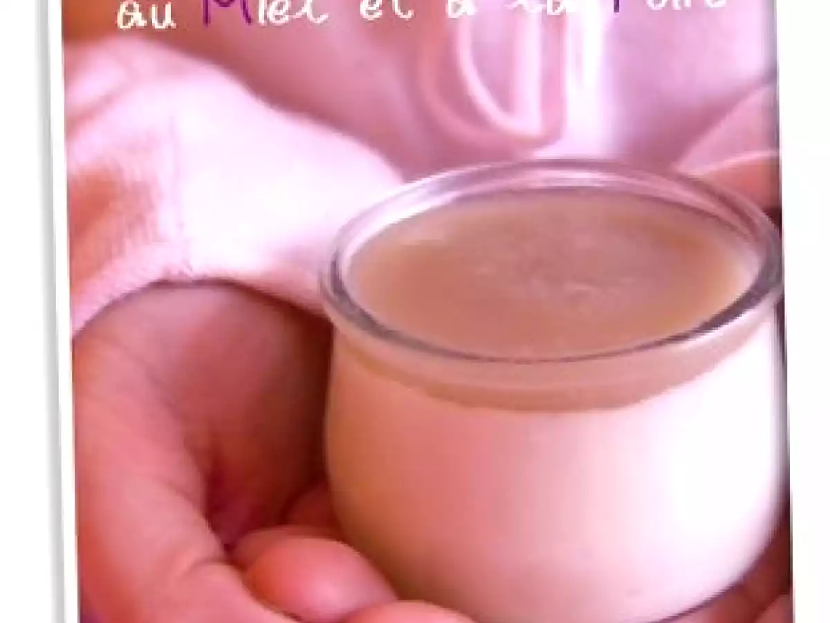 Petite Crème de Riz au Miel et à la Poire