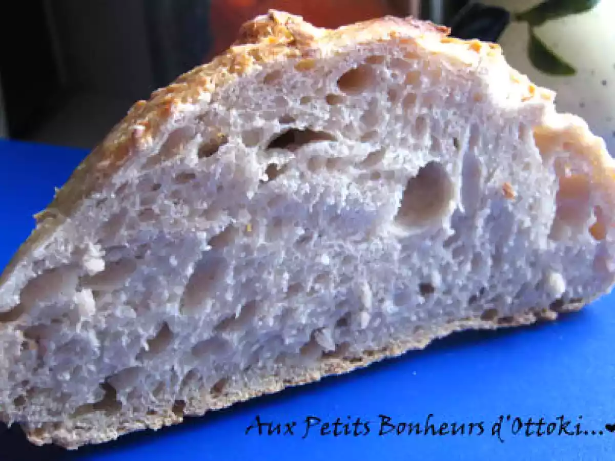 Petite miche de pain bis au levain