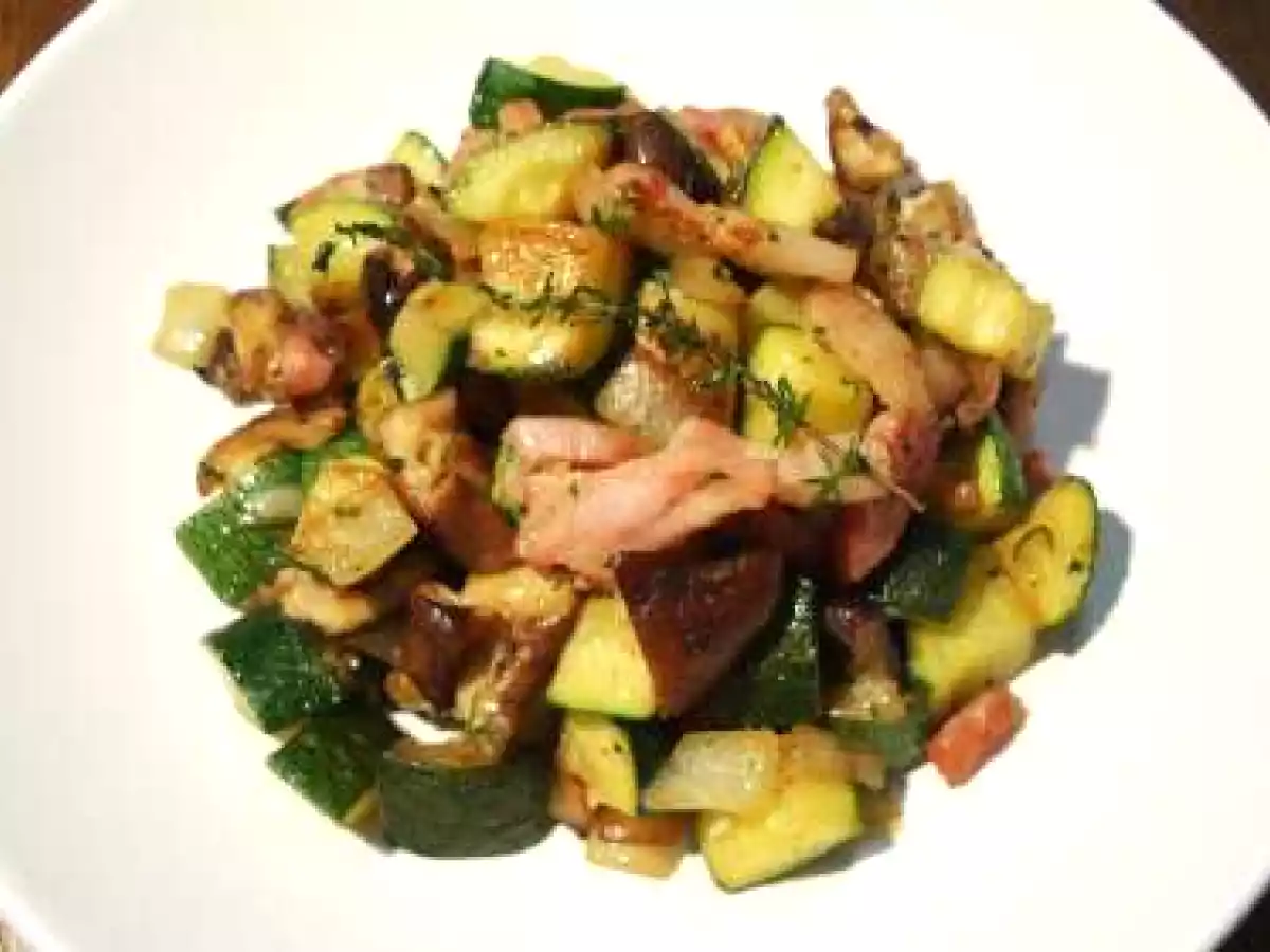 Petite poêlée fond de frigo du dimanche soir...