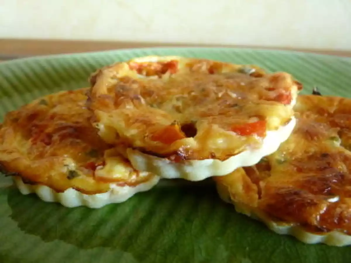 Petite quiche aux tomates cerise WW