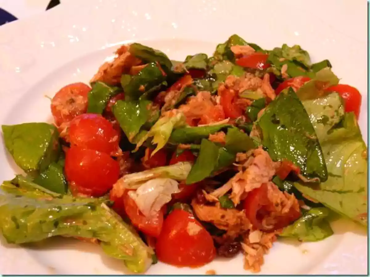 Petite salade au thon Marie Galante