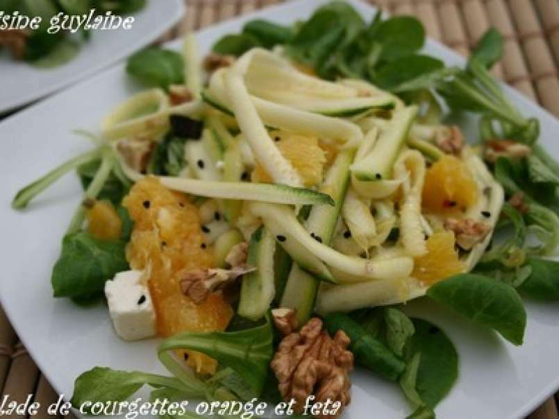 Petite salade de courgettes orange et feta - photo 2