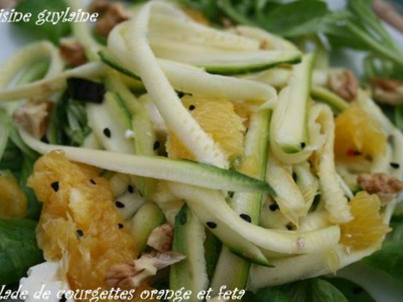 Petite salade de courgettes orange et feta - photo 3