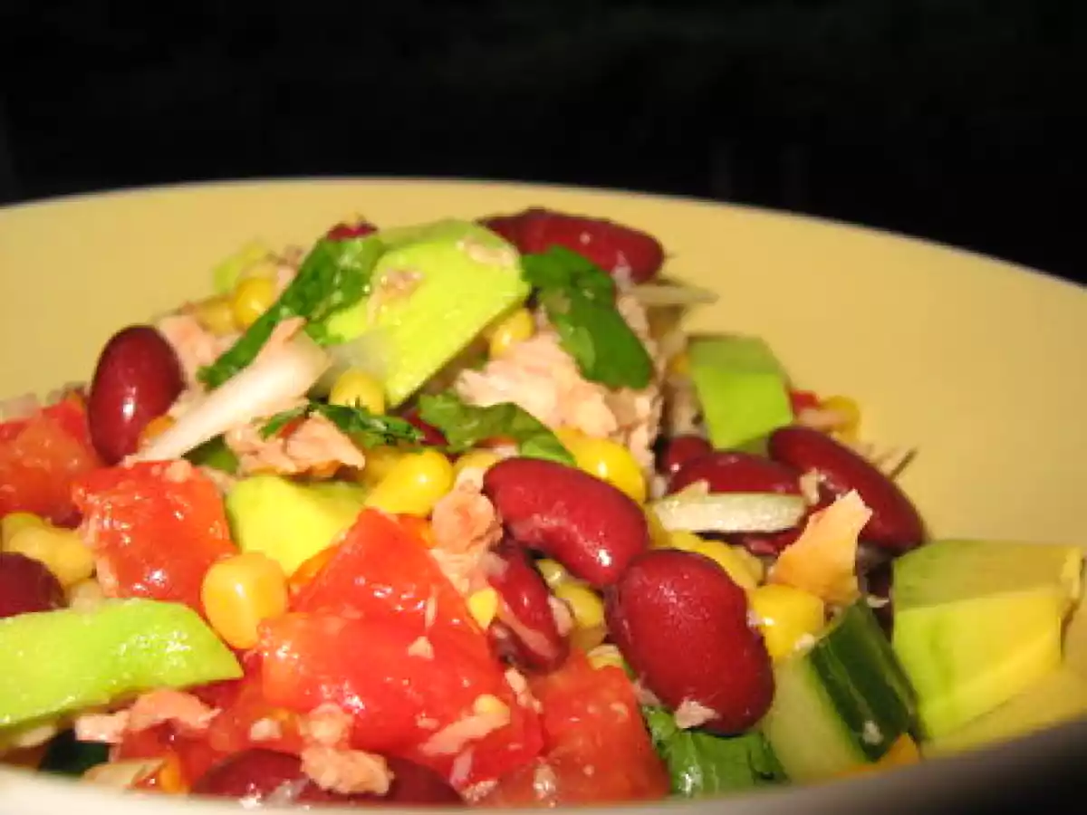 Petite Salade Mexicaine ou Explosion de Couleurs!